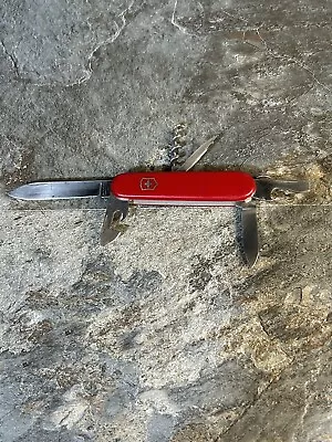 Victorinox Pocket Knife Swiss Army Officier Suisse 2 Blade 6 Tool • $10.99