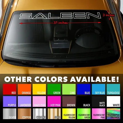 Outline Windshield Banner Vinyl Decal Sticker For Saleen Mustang Challenger GTX • $18