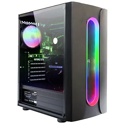 Desktop Gaming PC Intel Quad Core I5 16GB RAM 1TB HDD 2GB NVIDIA GT730 Windows10 • £229.99