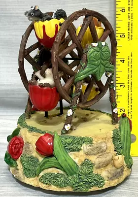 Vintage Teeny Tiny Tails Fitz &Floyd Tulip Ferris Wheel 80/8 Music Box To Repair • $12.95