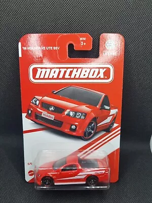 Matchbox '08 Holden VE Ute SSV 2024 6/6 US Target Red Edition - Case Fresh! • $60