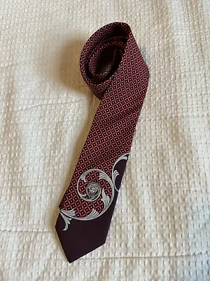 Versace Tie - Red Medusa • $55