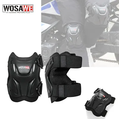 WOSAWE Motorcycle Knee Protector Motocross Protective Gear Off Road Knee Pads • $23.69