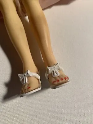 VINTAGE WHITE HEELS FOR 10.5” Jill Jan Little Miss Revlon Doll (3) • $14.83