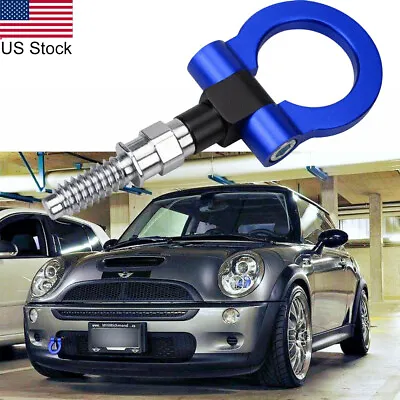 Blue JDM CNC Track Racing Style Tow Hook For MINI Cooper 1st & 2nd Gen R50 R56 • $18.99