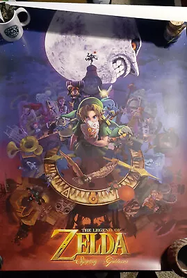 $95 • Buy The Legend Of Zelda Symphony Of The Goddesses Master Quest Poster Majora's Mask