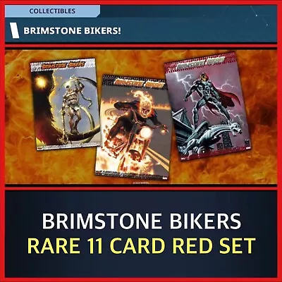 Brimstone Bikers-rare 11 Card Red Set-topps Marvel Collect • $1.75