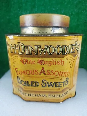 £8 • Buy Mr.Dinwoodies Famous Assorted Boiled Sweets - Nottingham  England - Tin Empty