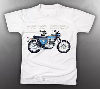 Vintage Honda 750 Four Motorcycle Tee-shirt Like Nos • $15.99