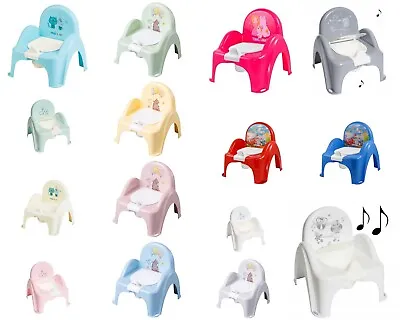 Baby Toddler  Potty Chair With Melodies Non Slip Kids Training Seat • £13.99