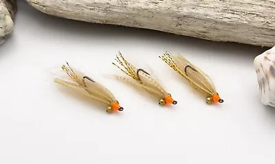 Ascension Bay Bill's Gotcha Gold Size 6 (3 Flies) - Gamakatsu Hooks! • $6.95