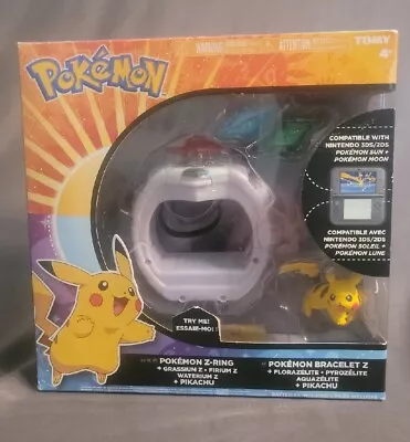 Pokémon Z-Ring + Pikachu Minifigure NIB Nintendo 3DS/2DS TOMY 2016 • $38.99