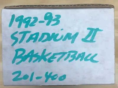 1992-93 Topps Stadium Club Basketball Cards Series 2 Set 201-400 Shaq QTY • $19.99