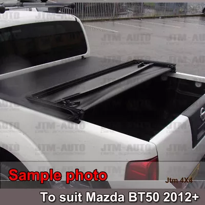 Tri-Fold Folding Tonneau Cover To Suit Ford Ranger PX PX2 Dual Cab 2012-2022 • $329