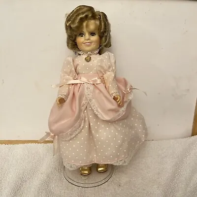 1980’s IDEAL SHIRLEY TEMPLE DOLL IN PINK DRESS VERY NICE CONDITION 12” • $7.99