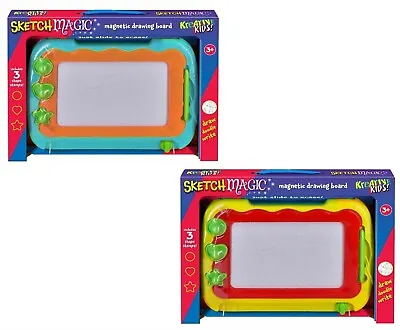 £11.99 • Buy Kids Large Magnetic Drawing Board Scribbler Sketch Pad Doodle Boys Girls Art Toy