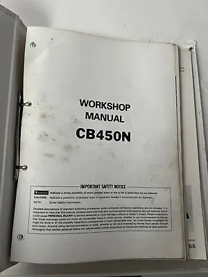 Honda CB450N  Workshop Manual Original • $14.94