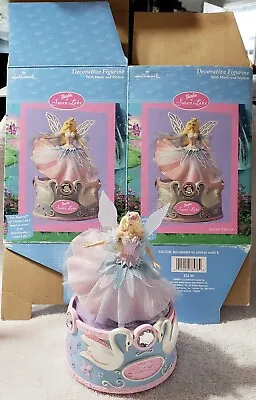 2003 HALLMARK BARBIE - SWAN LAKE - Spinning Decorative Figurine  Music Box  • $39.99