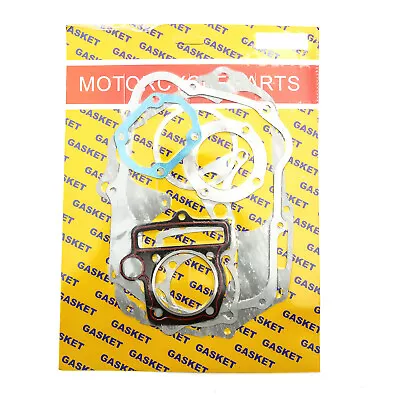 Pit Bike YX 140cc YX140 Full Gasket Set 56mm Piston Kit Round Oil Barrel Head • £7.99