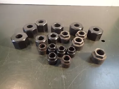 Mixed Lot Of Assorted Collet Retention Nuts: Used In Good Condition • $127