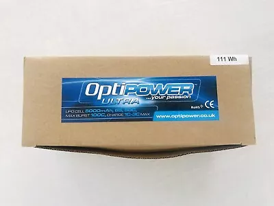 ‼️💥Optipower Ultra 50C Lipo Battery 5000mah 6S 10AWG💥‼️ • £145