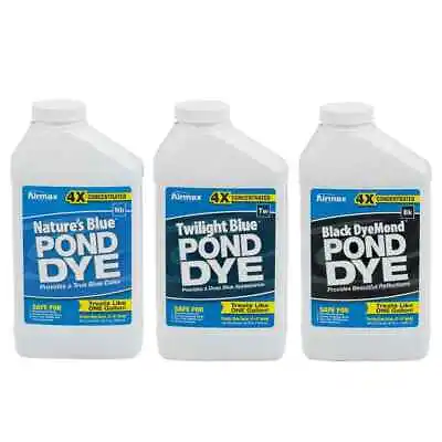 Airmax Pond Dye 4X Concentrate For Outdoor Ponds & Lakes Natural Pond Colorant • $24.99