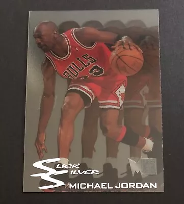 1995-96 Fleer Metal Slick Silver MICHAEL JORDAN #3 Of 10 • $108.48