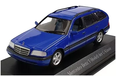 Minichamps 1/43 Scale B6 600 5724 - Mercedes Benz C180 C-Class - Blue • $49.72