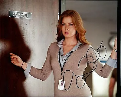 Amy Adams Signed Man Of Steel 8x10 Photo In Person. Proof. Batman V Superman • $85