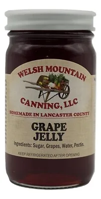 AMISH GRAPE JELLY - 100% Natural Fruit Spread 1 36 & 12 Jar Lot Homemade USA • $86.99