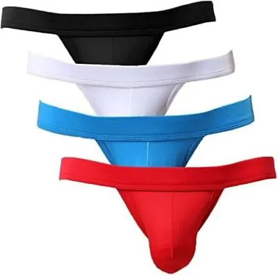 Men's Jock Strap Breathable Underwear Backless Jockstrap Briefs Underpants Thong • $8.96