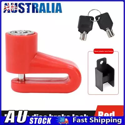 Electric Scooter Disc Brake Lock Anti Theft With Lock Frame For M365 (Red) * • $8.10
