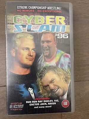 ECW Cyber Slam 1996 VHS Video - Discontinued Version! - WWE WWF WCW • $50