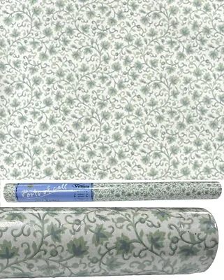 Vymura Ports Of Call Jakarta Leaves & Stem Washable Wallpaper 10m X 52cm Roll • £3.99