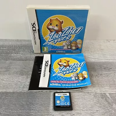 Zhu Zhu Pets Nintendo DS Game Virtual Pet Kids Game - Boxed With Manuals • £1.49