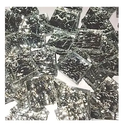 1/2  Silver Silvercoat Mirrors Stained Glass Mosaic Tiles • $17.52