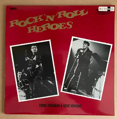 Rock 'n' Roll Heroes - Gene Vincent And Eddie Cochran RSR LP 1004 Vinyl LP • £6