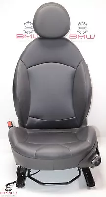 Front Left Driver Side Bucket Leather Sport Seat OEM Mini Cooper S R56 Black #2 • $525