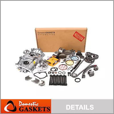 Fits 95-98 Nissan 240SX 2.4L DOHC Master Overhaul Engine Rebuild Kit KA24DE • $364.28