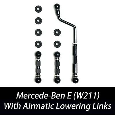 For Mercedes Benz E Class Adjustable Lowering Links Suspension Kit W211 E63 E500 • $109.99