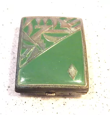 Volupte Pocket Compact - Art Deco Design - Unused From Circa 1930 • $19.99