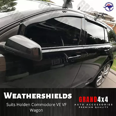 Premium Weathershields Window Visors For Holden Commodore VE Wagon 4pcs • $54.90