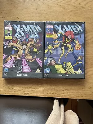2 X-men Marvel Cartoon DVDs Brand New In Wrapping  • £1.24