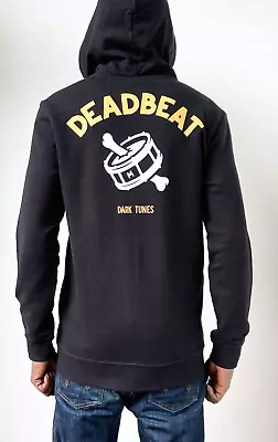 £55.75 • Buy The Dudes Unisex Hooded Dead Beats/Dark Tunes Sweat Jacket Black M