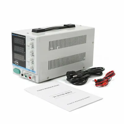Adjustable Power Supply Precision Variable DC Digital Lab + Clip 30V 10A 110V US • $69