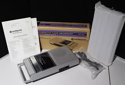 Vintage Hitachi TRQ-244 Cassette Tape Recorder Player W/ Condenser Microphone • $59.99