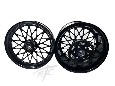 Gsxr Stock Size Black Contrast Cut Bandit Wheels 01-08 Suzuki Gsxr 1000 • $2599.99