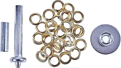 Tarpaulin Repair Replacement Kit Brass Coated Steel Eyelet Repair • £4.99