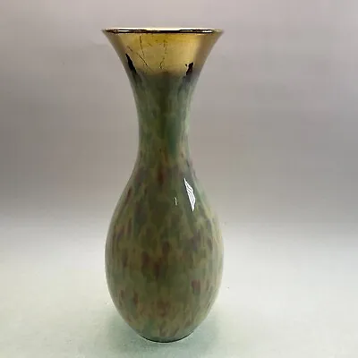 Vintage West German Germany Mid-Century Ceramic Vase Stunning Glaze • $39.99
