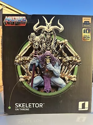 Masters Of The Universe Skeletor On Throne 1/10 Deluxe Art Scale Statue In Hand • $162.50